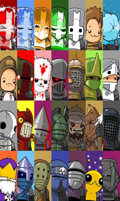 how do you get all the characters in castle crashers